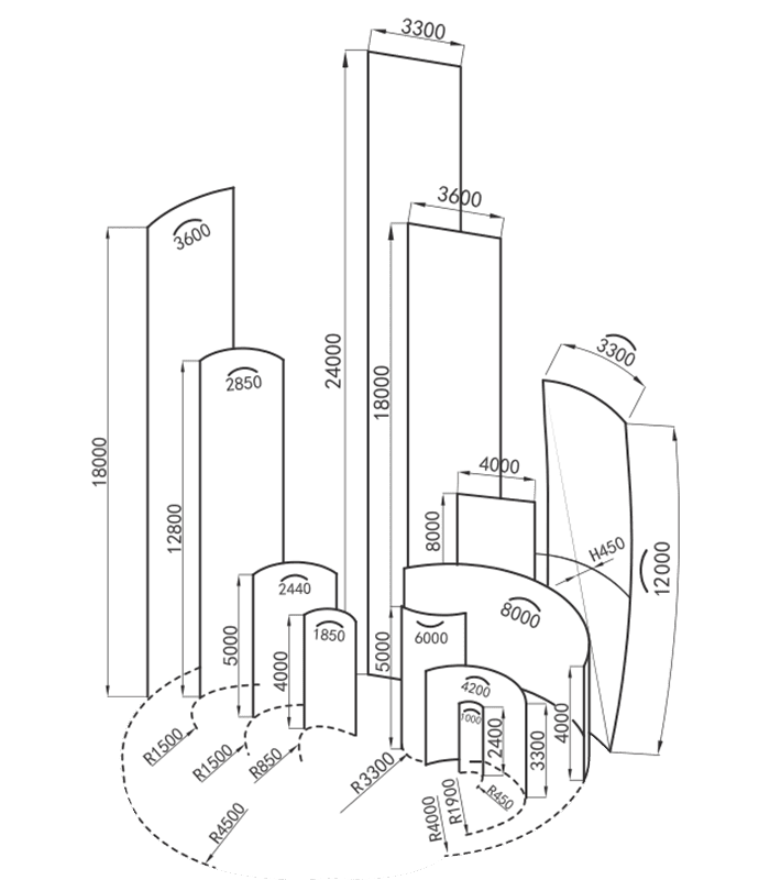 二次加工ガラス